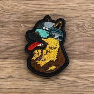 Patch - German Shepherd Dog GSD K9, Tactical Military Police Embroidered Iron On